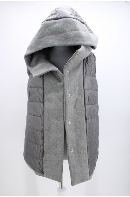 Manteau Fay (Tod's) gris - Made in Italy en laine doublure