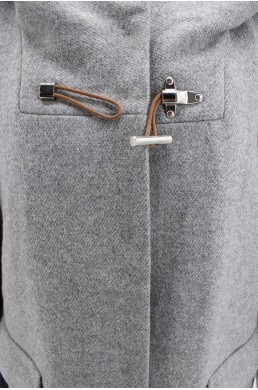 Manteau Fay (Tod's) gris - Made in Italy en laine article comme neuf