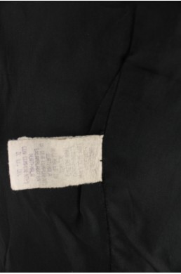 Manteau Bromley noir - 100 % laine étiquette