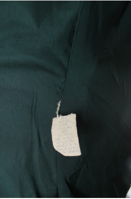 Manteau Bromley vert bouteille - 100 % laine étiquette