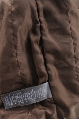 Blouson en cuir Johnston & Murphy marron - 100 % cuir véritable (Leather) étiquette