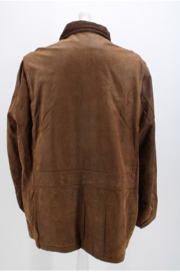 Blouson en cuir Johnston & Murphy marron - 100 % cuir véritable (Leather)