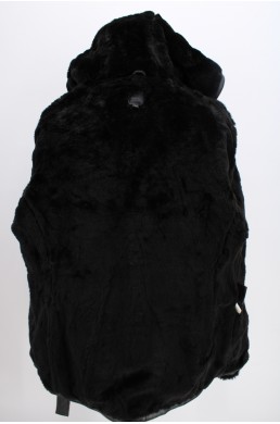 Manteau blouson en cuir Wilsons Leather noir - 100 % cuir véritable (genuine leather) doublure