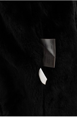 Manteau blouson en cuir Wilsons Leather noir - 100 % cuir véritable (genuine leather) étiquette