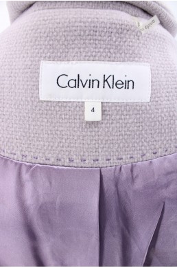 Manteau Calvin Klein gris label
