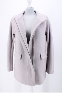Manteau Calvin Klein gris en laine comme neuf