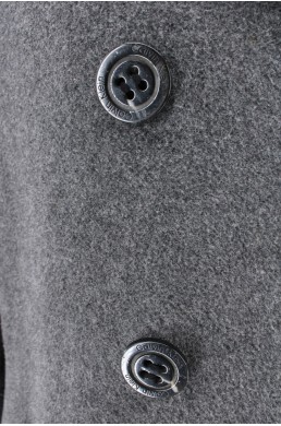 Manteau Calvin Klein gris souris bouton