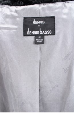 Manteau en fourrure Dennis by Dennis Basso noir label