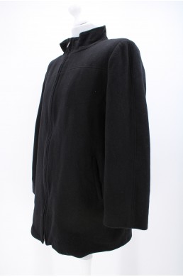 Manteau Calvin Klein noir en cachemire