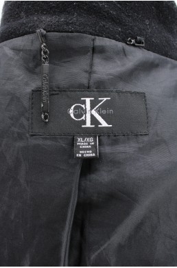 Manteau Calvin Klein noir label