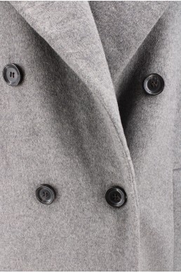 Manteau Donna Karan New York gris en laine
