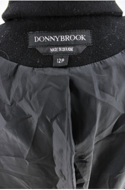 Manteau long Donnybrook noir label