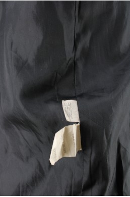 Manteau long Donnybrook noir étiquette