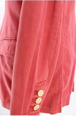 Veste en jean Tommy Hilfiger rouge vintage