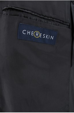 Veste Chereskin grise en soie label