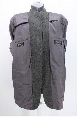 Veste Gianfranco Ruffini gris en cachemire vintage