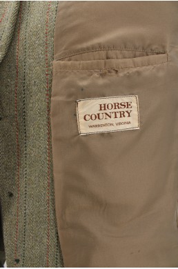 Veste Horse Country Derby Tweed label