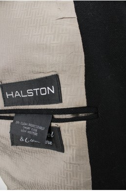 Veste Halston noire label Cachemire