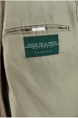 Veste Oscar de la Renta Menswear soie label